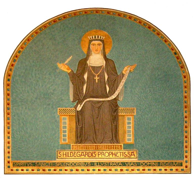 Hildegard von Bingen, Gesundheitszentrum, Aderlass, Massage, Fußreflexzonen, Ernährung, Dinkelbrot, Brotbacken, Kräutergarten