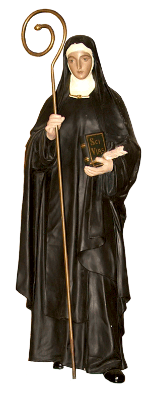 Hildegard von Bingen, Gesundheitszentrum, Aderlass, Massage, Fußreflexzonen, Ernährung, Dinkelbrot, Brotbacken, Kräutergarten